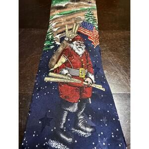 Tango by Max Raab Baseball Santa at the Ballgame 100% Silk necktie